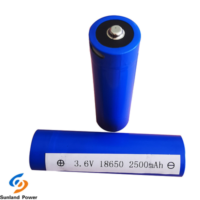 شارژ باتری استوانه ای لیتیوم یون ICR18650 3.6V 2500mah با ترمینال USB