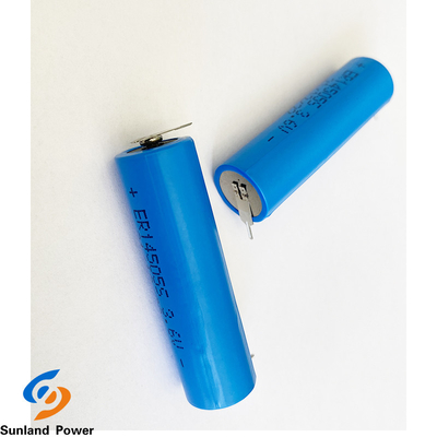 باتری آبی LiSOCl2 ER14505S 3.6V 1.8AH باتری دمای بالا