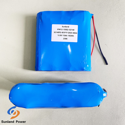 طول عمر چرخه 15AH 12V LiFePO4 بسته باتری 32140 4S1P برای محصول ضد انفجار