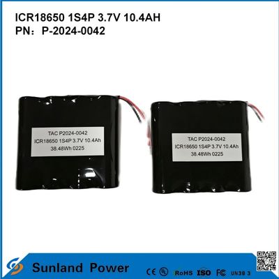 باتری ICR 18650 1S4P برای یک راه حل باتری لیتیوم با ظرفیت بالا ، برآورده کردن الزامات عمر طولانی باتری برای دستگاه های متعدد ، ارائه انرژی قابل اعتماد برای دستگاه های پزشکی کم مصرف.