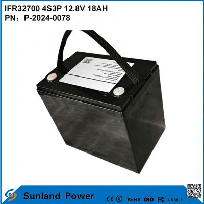 IFR32700 4S3P 12.8V 18Ah برای چراغ های خورشیدی روشن LEDS باغ چراغ های خورشیدی باطری زندگی