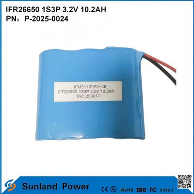 تعداد زیادی باتری IFR26650 1S3P 3.2V 10.2Ah، موجود برای سیستم‌های ذخیره انرژی OEM، ابزارهای برقی و برق پشتیبان