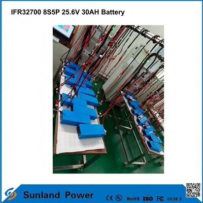 باتری IFR32700 8S5P 25.6V 30AH مورد استفاده برای ربات‌های لجستیک، ربات‌های متحرک خودکار، وسایل نقلیه هدایت‌شونده خودکار، سیستم‌های جایگزینی باتری لیفتراک خودکار، باتری‌ها