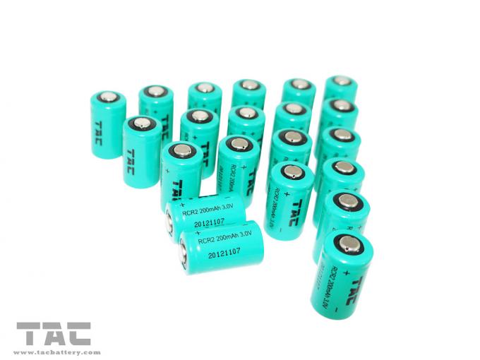 باتری قابل شارژ CR2 / IFR15270 200mAh 3.0V LiFePO4 برای سیستم های کنترل از راه دور