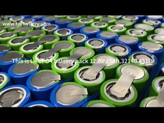 بسته باتری 12 ولتی 15 آمپر ساعتی با عمر طولانی 32140 باتری 4S1P LiFePO4 برای محصول ضد انفجار