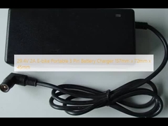 29.4V 2A دوچرخه برقی قابل حمل 3 پین شارژر باتری 157mm x 72mm x 45mm