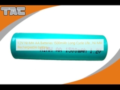 1.2V NI-MH باتری های AA 1500mAh طول عمر چرخه طولانی ، Ni-MH باتری قابل شارژ