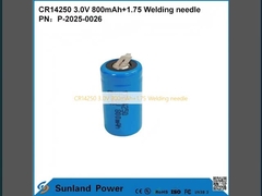 CR14250 3.0V 800mAh+1.75 سوزن جوش