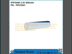 Ifr10440 3.7v 200mah استفاده شده برای GPS، میخ جاده ای، اسباب بازی، چراغ های معدن، چراغ های خیابانی خورشیدی، دستگاه های ارتباطی بی سیم، ابزار برقی، تجهیزات صوتی و تصویری، کنتورهای هوشمند، سیستم های امنیتی، روشنایی اضطراری