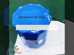 باتری LiSOCl2 باتری اصلی ER34615 5S6P 18V 95Ah با محدوده دمای محیط -55°C تا 85°C