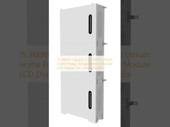 15.36kWh ظرفیت 3.2v 100Ah لیتیوم خانه ذخیره انرژی باتری ماژول صفحه نمایش LCD می تواند ارتباطات