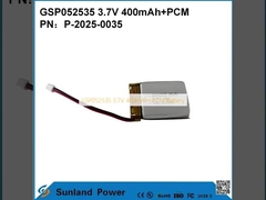 GSP052535 3.7V باتری 400mAh + PCM