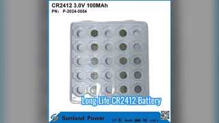 باتری CR2412 با عمر طولانی 3V 100MAH